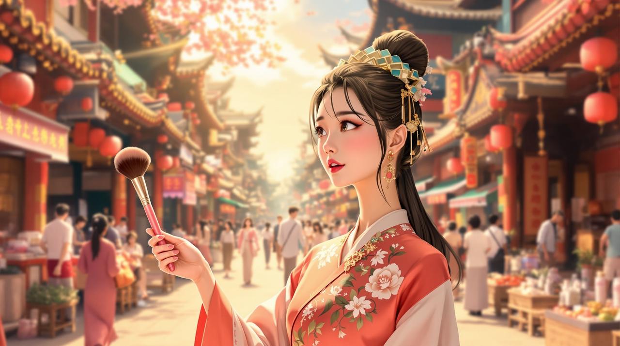 最新短剧线上看 - 穿越到古代当网红，轻喜剧短剧